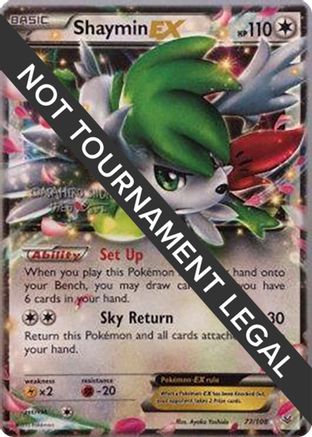 Shaymin EX (77/108) (Black Dragon - Shuntu Sadahiro) [World Championships 2016] - Trinity Hobby