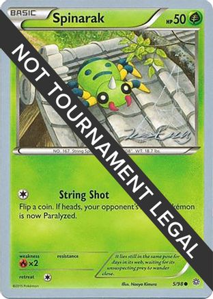 Spinarak (5/98) (Bebe - Jesper Eriksen) [World Championships 2016] - Trinity Hobby