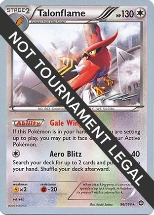 Talonflame (96/114) (Ninja Blitz - Cody Walinski) [World Championships 2016] - Trinity Hobby
