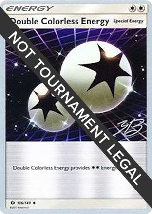 Double Colorless Energy (136/149) (Ice Path FTW - Zachary Bokhari) [World Championships 2017] - Trinity Hobby
