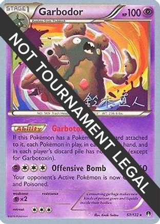 Garbodor (57/122) (Golisodor - Naoto Suzuki) [World Championships 2017] - Trinity Hobby