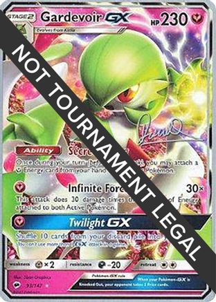 Gardevoir GX (93/147) (Infinite Force - Diego Cassiraga) [World Championships 2017] - Trinity Hobby