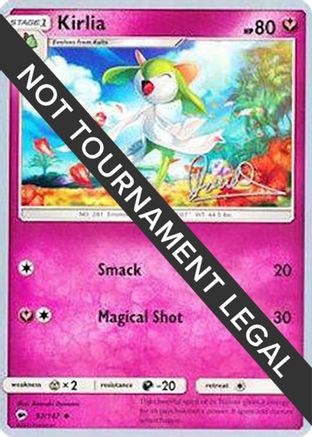 Kirlia (92/147) (Infinite Force - Diego Cassiraga) [World Championships 2017] - Trinity Hobby
