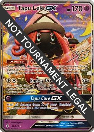 Tapu Lele GX (60/145) (Ice Path FTW - Zachary Bokhari) [World Championships 2017] - Trinity Hobby