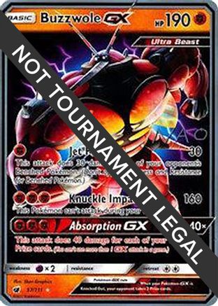 Buzzwole GX (57/111) (Buzzroc - Naohito Inoue) [World Championships 2018] - Trinity Hobby