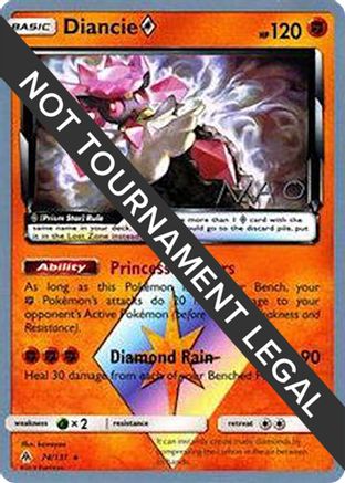Diancie Prism Star (74/131) (Buzzroc - Naohito Inoue) [World Championships 2018] - Trinity Hobby