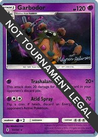 Garbodor (51/145) (Garbanette - Magnus Pedersen) [World Championships 2018] - Trinity Hobby