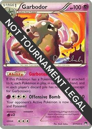 Garbodor (57/122) (Victory Map - Robin Schulz) [World Championships 2018] - Trinity Hobby