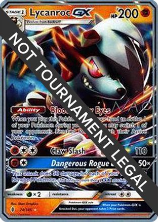 Lycanroc GX (74/145) (Buzzroc - Naohito Inoue) [World Championships 2018] - Trinity Hobby