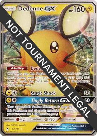 Dedenne GX (57/214) (Perfection - Henry Brand) [World Championships 2019] - Trinity Hobby