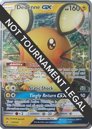 Dedenne GX (57/214) (Pikarom Judge - Haruki Miyamoto) [World Championships 2019] - Trinity Hobby