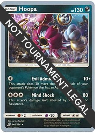 Hoopa (140/236) (Pikarom Judge - Haruki Miyamoto) [World Championships 2019] - Trinity Hobby