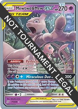Mewtwo & Mew GX (71/236) (Perfection - Henry Brand) [World Championships 2019] - Trinity Hobby