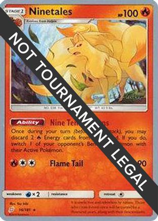 Ninetales (16/181) (Fire Box - Kaya Lichtleitner) [World Championships 2019] - Trinity Hobby