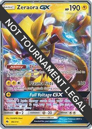 Zeraora GX (86/214) (Pikarom Judge - Haruki Miyamoto) [World Championships 2019] - Trinity Hobby