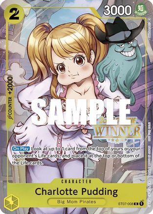 Charlotte Pudding (Online Regional 2023) [Winner] (ST07-008) - [One Piece Promotion Cards] - Trinity Hobby