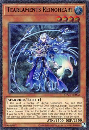 Tearlaments Reinoheart [OP21-EN002] Ultimate Rare - Trinity Hobby