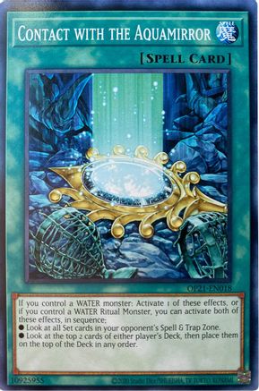 Contact with the Aquamirror [OP21-EN018] Common - Trinity Hobby
