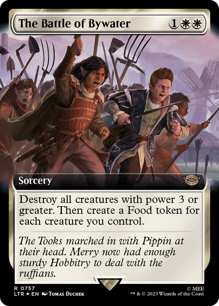 The Battle of Bywater (Extended Art) (Surge Foil) [The Lord of the Rings: Tales of Middle-Earth] - Trinity Hobby