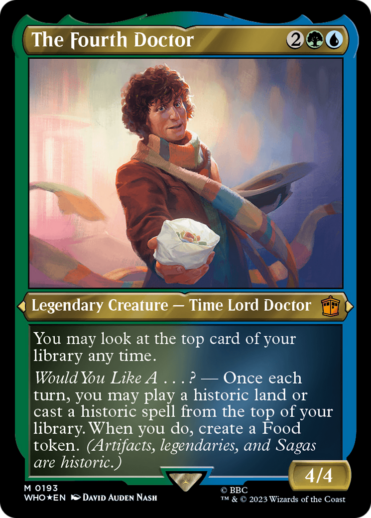 The Fourth Doctor (WHO-193) - [Doctor Who] Foil - Trinity Hobby
