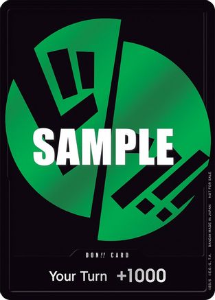 DON!! Card (Green) - [One Piece Promotion Cards] Foil - Trinity Hobby