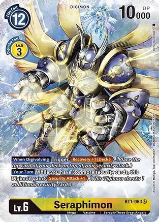 Seraphimon [BT1-063] (Alternate Art) [Dimensional Phase] - Trinity Hobby