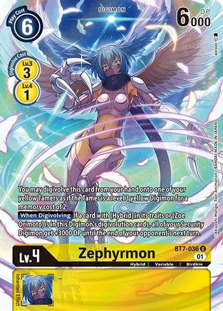 Zephyrmon [BT7-036] (Alternate Art) [Dimensional Phase] - Trinity Hobby