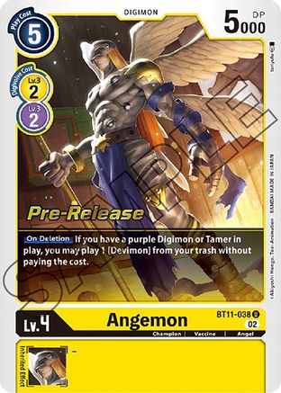 Angemon [BT11-038] [Dimensional Phase Pre-Release Promos] - Trinity Hobby