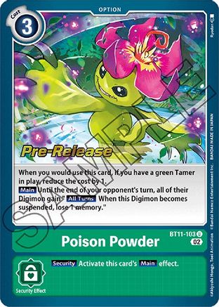 Poison Powder [BT11-103] [Dimensional Phase Pre-Release Promos] - Trinity Hobby