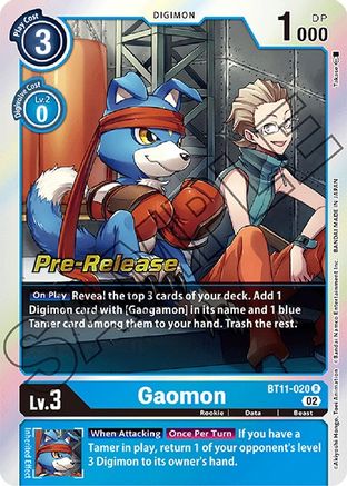 Gaomon [BT11-020] [Dimensional Phase Pre-Release Promos] - Trinity Hobby