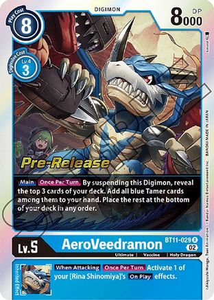 AeroVeedramon [BT11-029] [Dimensional Phase Pre-Release Promos] - Trinity Hobby
