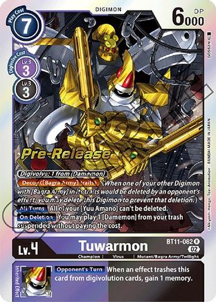 Tuwarmon [BT11-082] [Promos de pré-version de la phase dimensionnelle] 