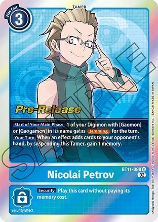 Nicolai Petrov [BT11-090] [Dimensional Phase Pre-Release Promos] - Trinity Hobby