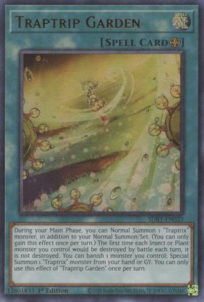 Traptrip Garden [SDBT-EN023] Ultra Rare - Trinity Hobby