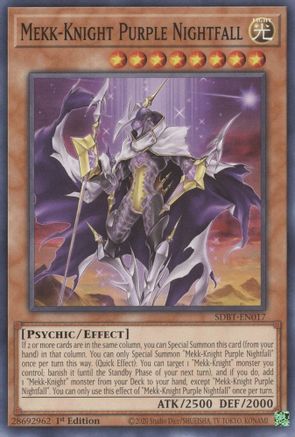 Mekk-Knight Purple Nightfall [SDBT-EN017] Common - Trinity Hobby