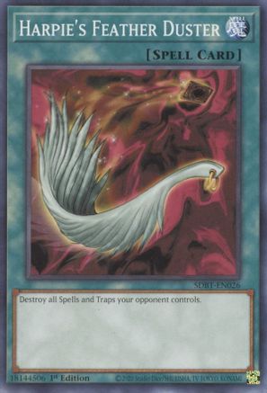 Harpie's Feather Duster [SDBT-EN026] Common - Trinity Hobby