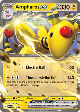 Ampharos ex (016) [Scarlet & Violet: Black Star Promos] - Trinity Hobby