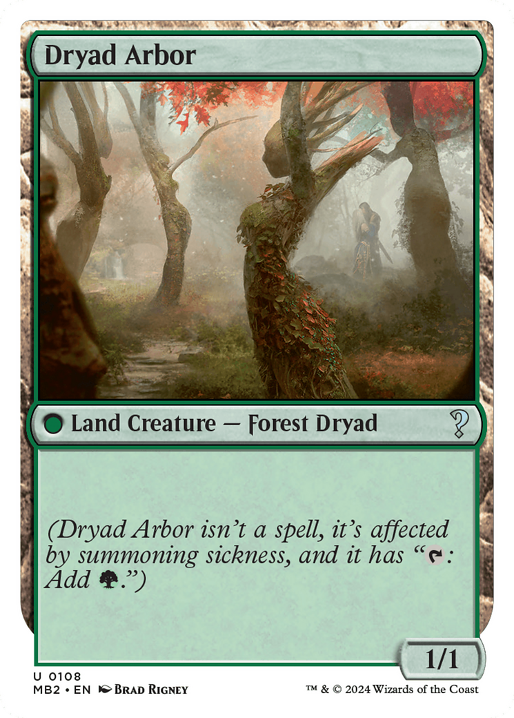 Dryad Arbor (White Border) [Mystery Booster 2] - Trinity Hobby