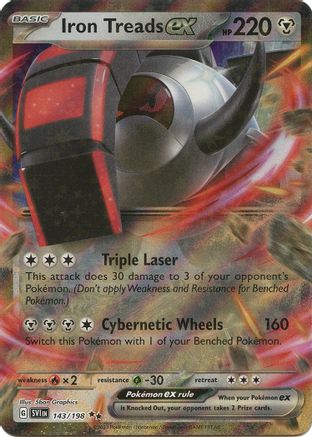 Iron Treads ex (143/198) [Scarlet & Violet: Base Set] - Trinity Hobby
