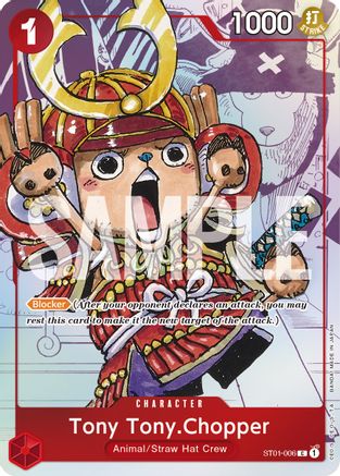 Tony Tony.Chopper - ST01-006 (Alternate Art) (ST01-006) - [One Piece Promotion Cards] Foil - Trinity Hobby