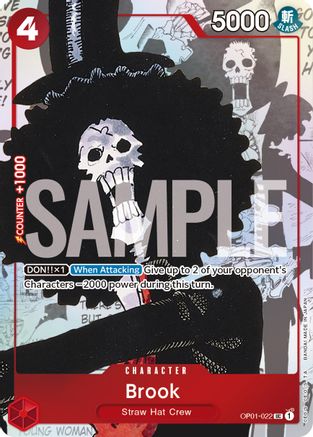 Brook - OP01-022 (Alternate Art) (OP01-022) - [One Piece Promotion Cards] Foil - Trinity Hobby