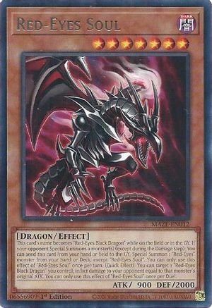 Red-Eyes Soul [MAZE-EN012] Rare - Trinity Hobby