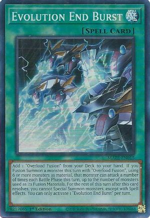 Evolution End Burst [MAZE-EN015] Super Rare - Trinity Hobby
