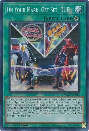 On Your Mark, Get Set, DUEL! [MAZE-EN016] Super Rare - Trinity Hobby