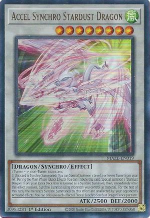Accel Synchro Stardust Dragon [MAZE-EN019] Ultra Rare - Trinity Hobby