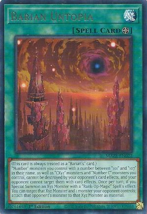 Barian Untopia [MAZE-EN022] Rare - Trinity Hobby