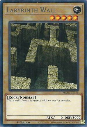 Labyrinth Wall [MAZE-EN031] Rare - Trinity Hobby