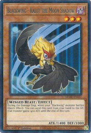 Blackwing - Kalut the Moon Shadow [MAZE-EN037] Rare - Trinity Hobby