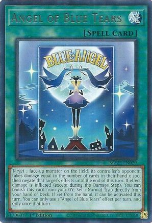 Angel of Blue Tears [MAZE-EN029] Rare - Trinity Hobby