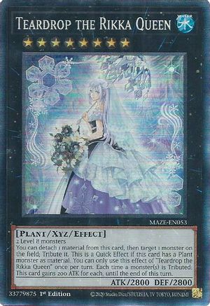 Teardrop the Rikka Queen [MAZE-EN053] Collector's Rare - Trinity Hobby